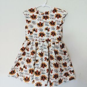 Gobble'til you wobble! Girl's dress.